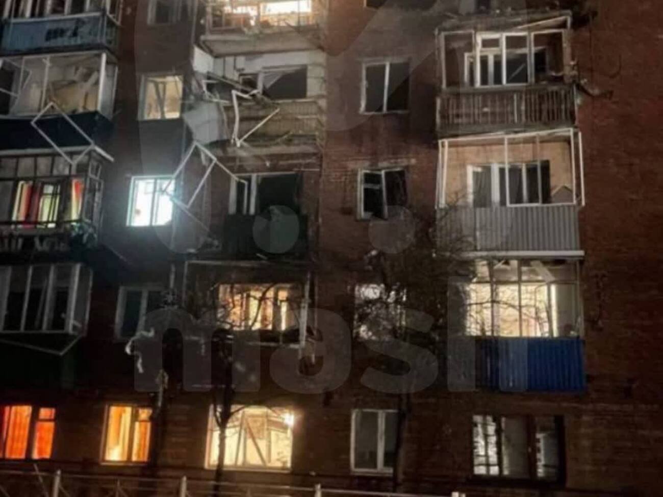 У Котовську, за даними ЗМІ, зачепило дві п'ятиповерхівки