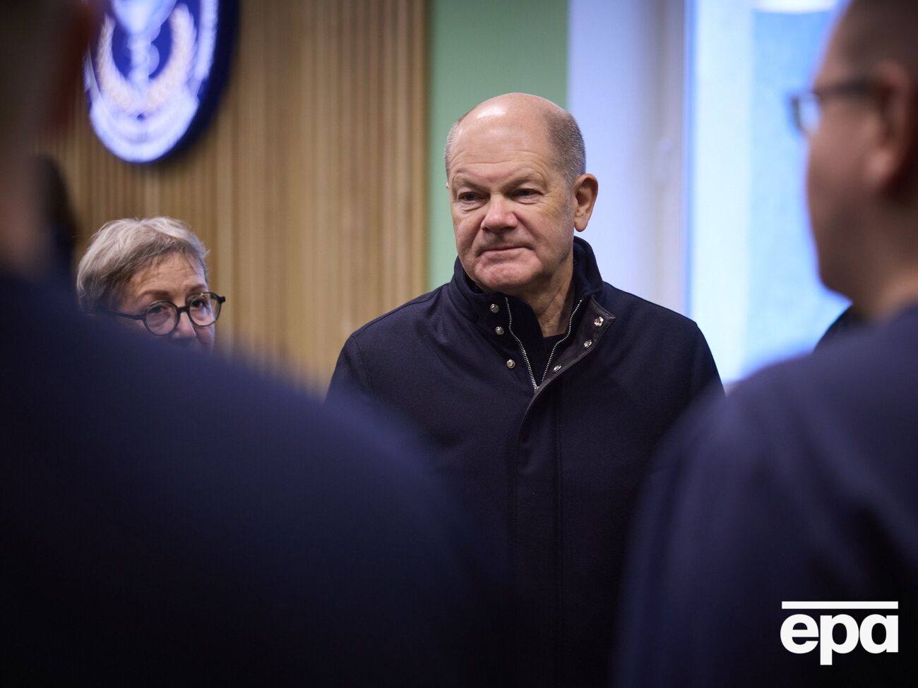 На съезде выступил и сам Шольц