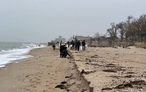 Осередки забруднення нафтопродуктами виявили на узбережжях кос Бердянської та Пересип