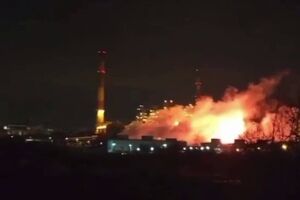 В регионе, вероятно, снова горит нефтебаза
