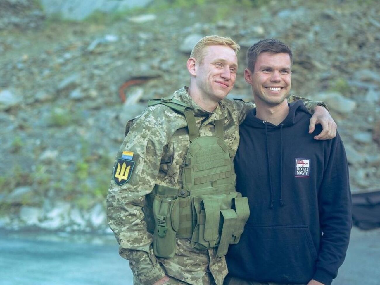 Режиссер Бум (справа) снял Рудинского (слева) в своем фильме