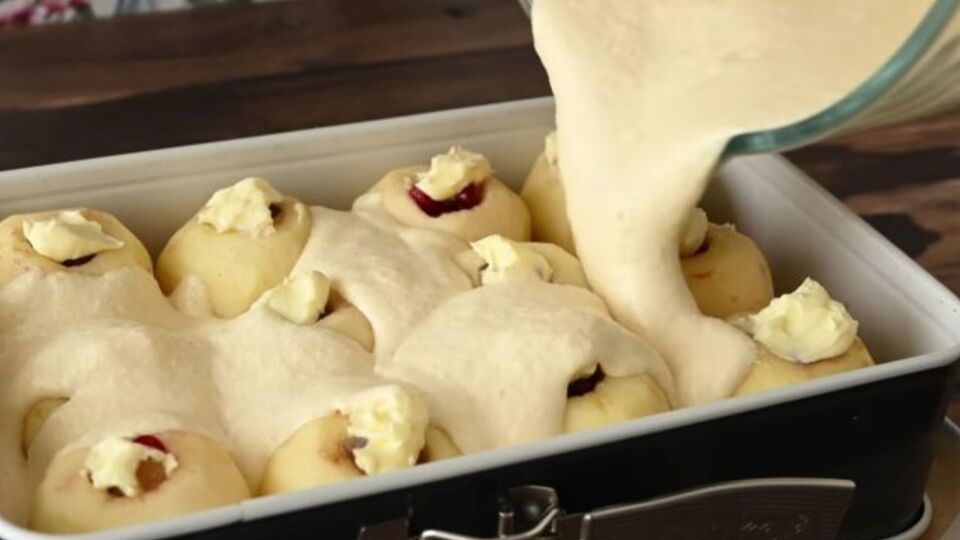 Это старинный рецепт яблочного пирога