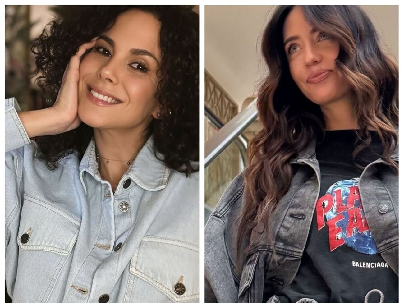 Каменских и Дорофеева выбрали одинаковые наряды, но разного оттенка