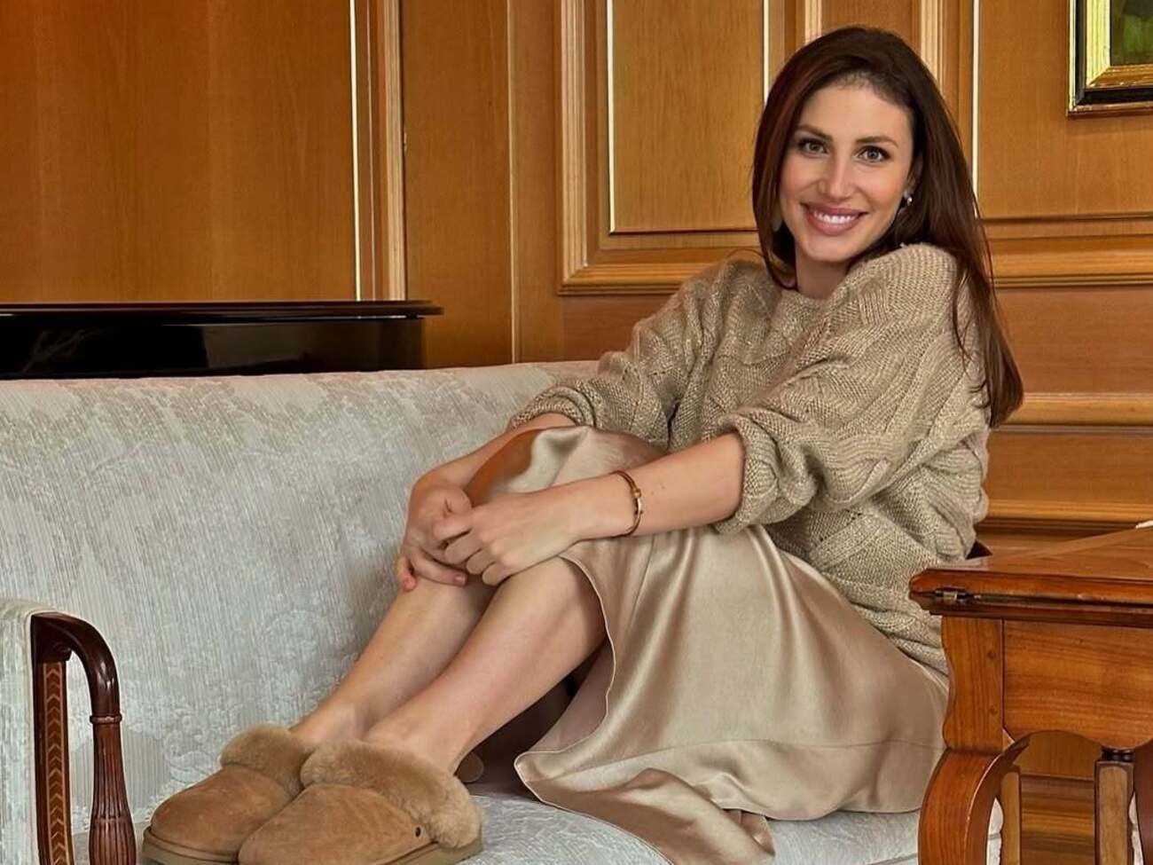 Зиневич снялась дома