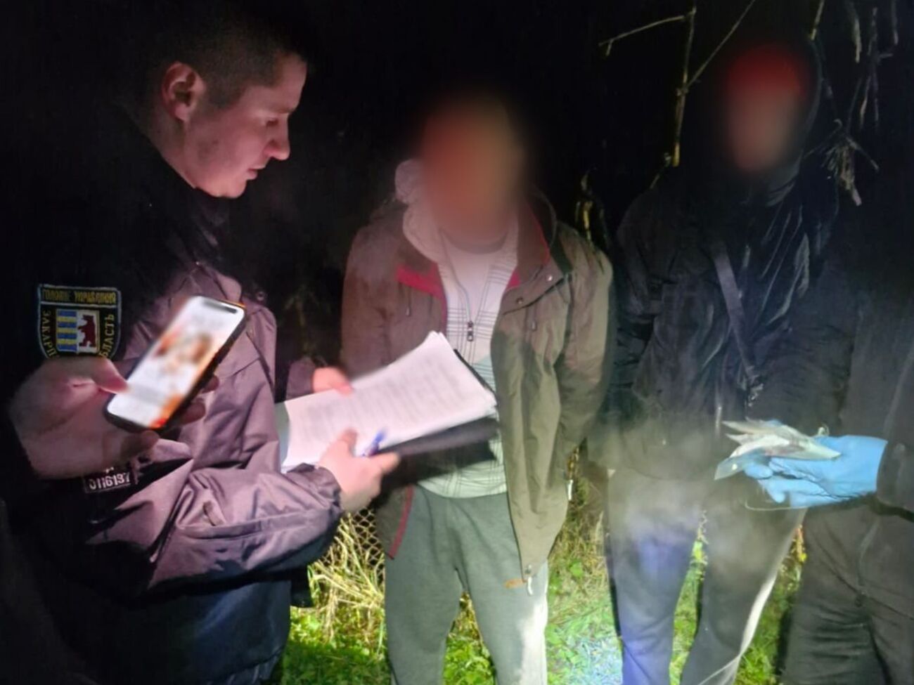 Задержанным объявили подозрения, отметили в полиции