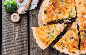 Киш с курицей – это низкокалорийное блюдо