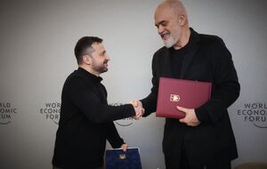 Зеленский и Рама встретились в Давосе