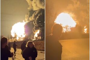 Після атаки дронів почалися масштабні пожежі на НПЗ і ТЕЦ у Рязані