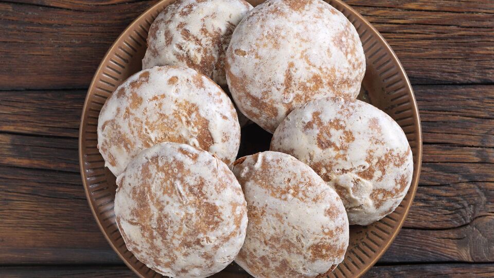 Медовые пряники пекутся 25 минут