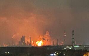 Жители Рязани сообщают о новом пожаре на НПЗ