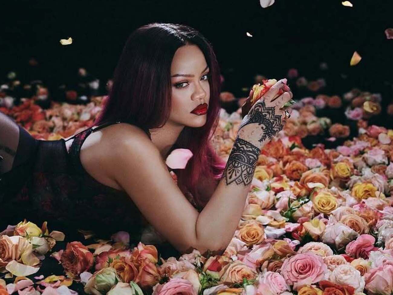 Рианна позировала в качестве модели