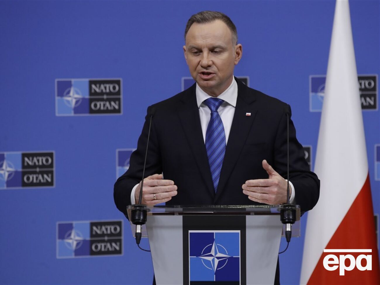 Дуда допускает, что желание запустить газопроводы может возникнуть у Германии