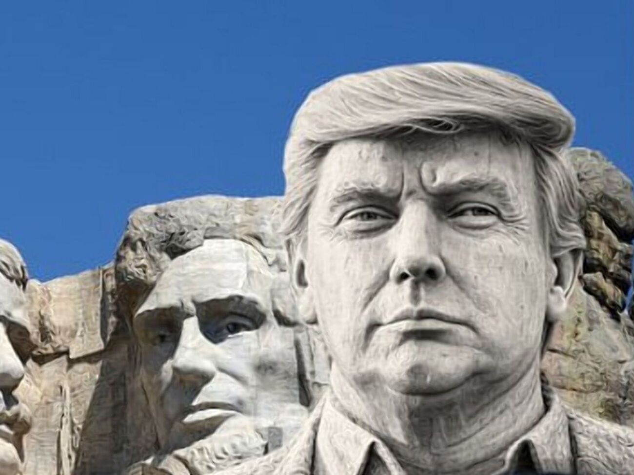 Трампа могут изобразить на горе Рашмор – мемориале, где высечены головы четырех американских президентов, сделавших наибольший вклад в развитие США