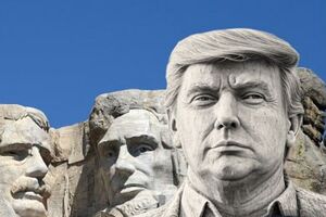 Трампа можуть зобразити на горі Рашмор – меморіалі, де висічено голови чотирьох американських президентів, які зробили найбільший внесок у розвиток США