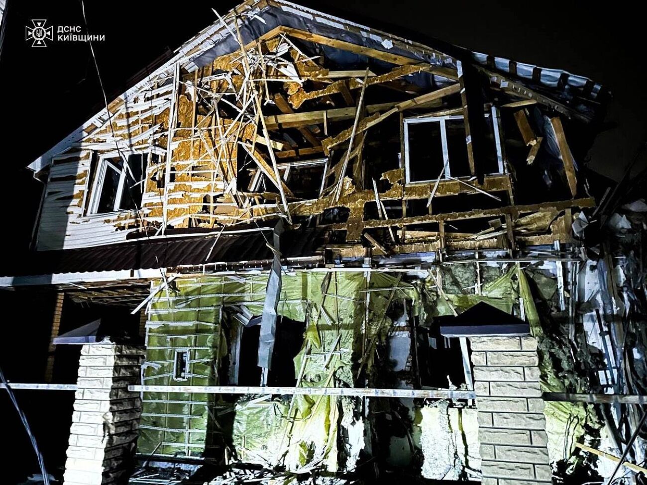 Уламки безпілотників упали у Броварському, Білоцерківському й Фастівському районах