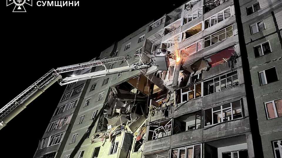 В доме разрушены девять квартир