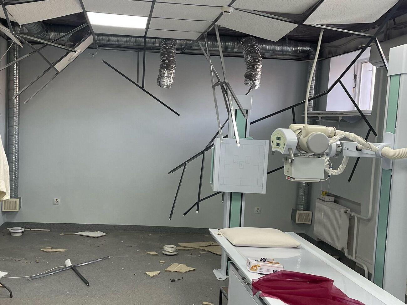 Під вогнем була лікарня Чорноморська