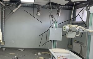 Під вогнем була лікарня Чорноморська