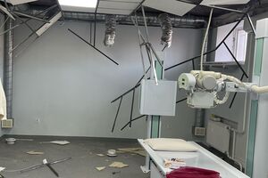 Под огнем оказалась больница Черноморска