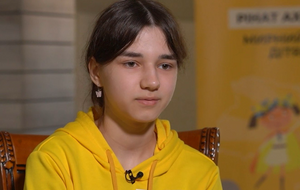 Илона из Никополя рассказала свою историю музею "Голоса Мирных"