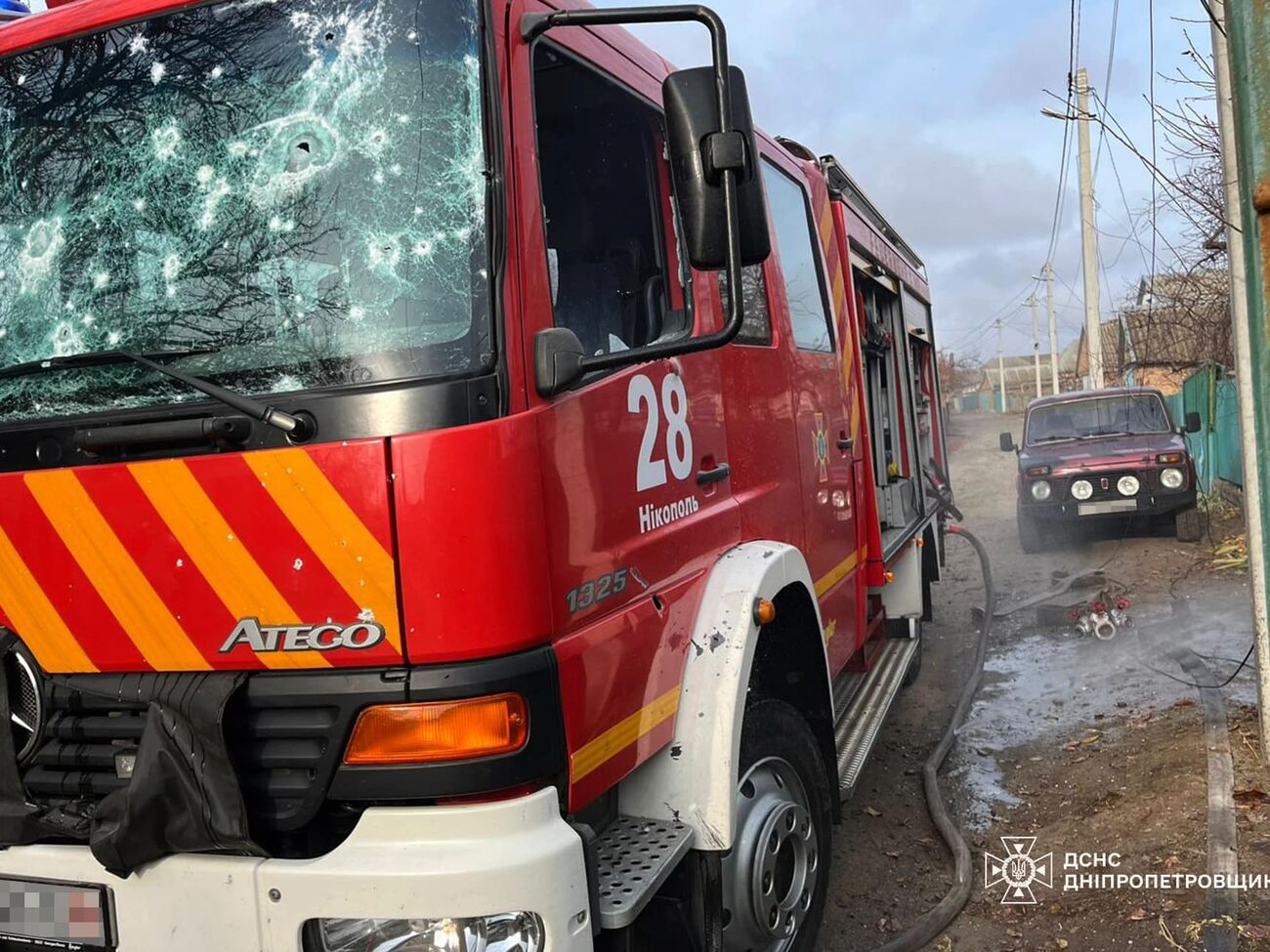 Люди под обстрелом не пострадали