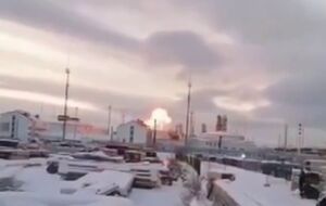 Момент атаки БПЛА на торговельний порт Усть-Луга у РФ потрапив на відео