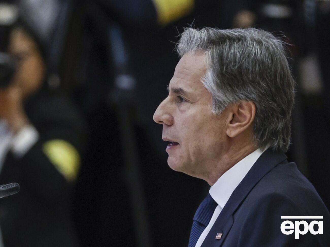 Малоймовірно, що Путін "відмовиться від своїх амбіцій", зазначив Блінкен (на фото)