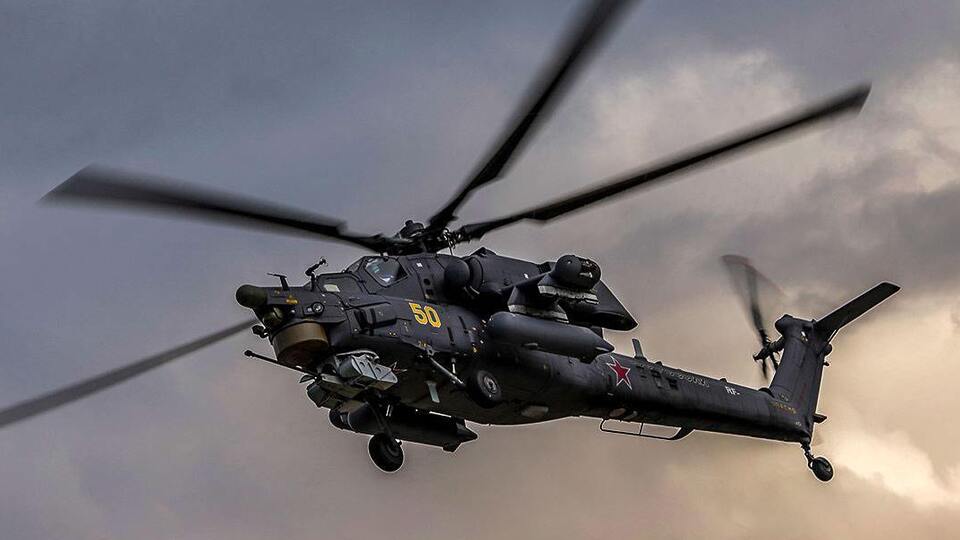 1 января российский Ми-28 упал и загорелся в Воронежской области, проинформировали СМИ