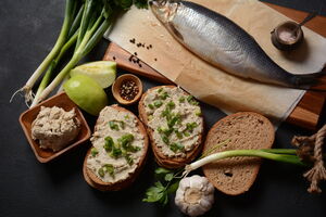 Вкусный форшмак получается из селедки мужского пола