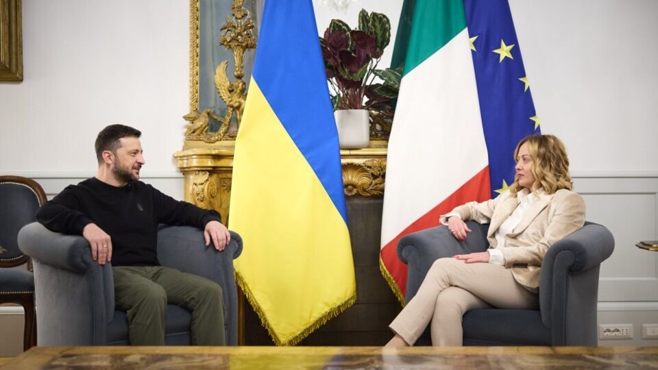 Зеленський розповів, що обговорював із Мелоні передусім оборонні потреби України