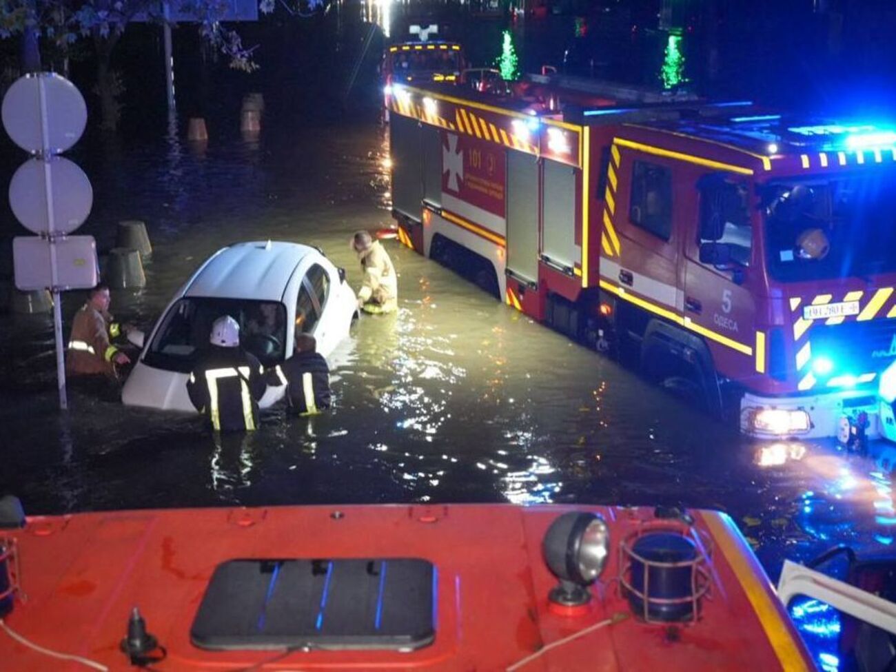 В Одессе потоп из-за сильных ливней