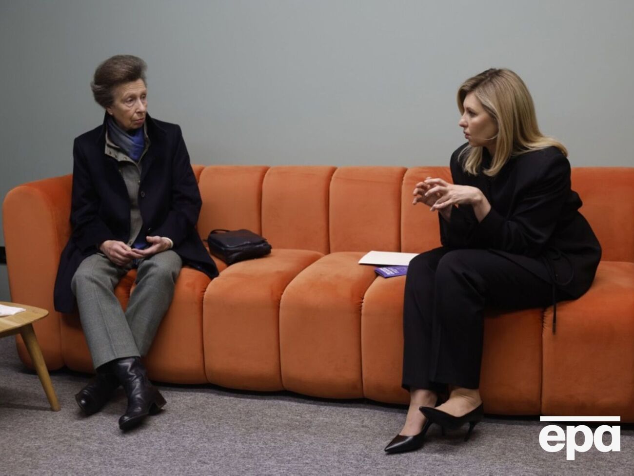 Зеленська: Під час візиту високої гості ми багато говорили про дітей України