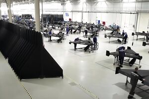 Завод по производству дронов "Герань" в Елабуге (Татарстан)