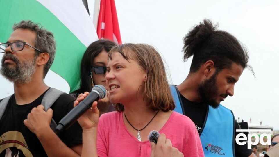 Израиль заявил, что Тунберг и ее друзья находятся в безопасности