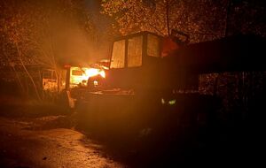 В результате атаки повреждены два транспортных средства энергетиков
