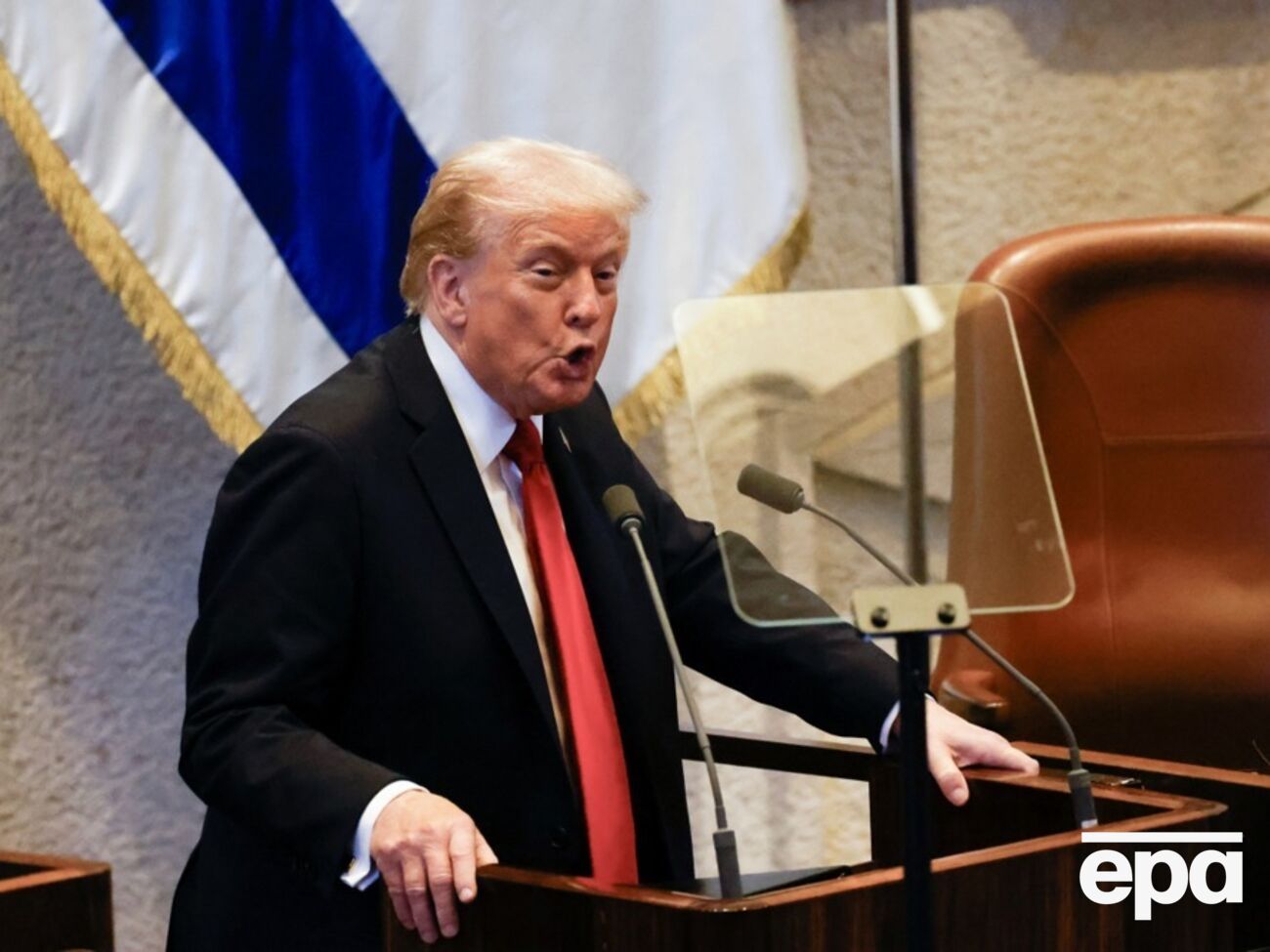 Трамп 13 октября выступил в Кнессете