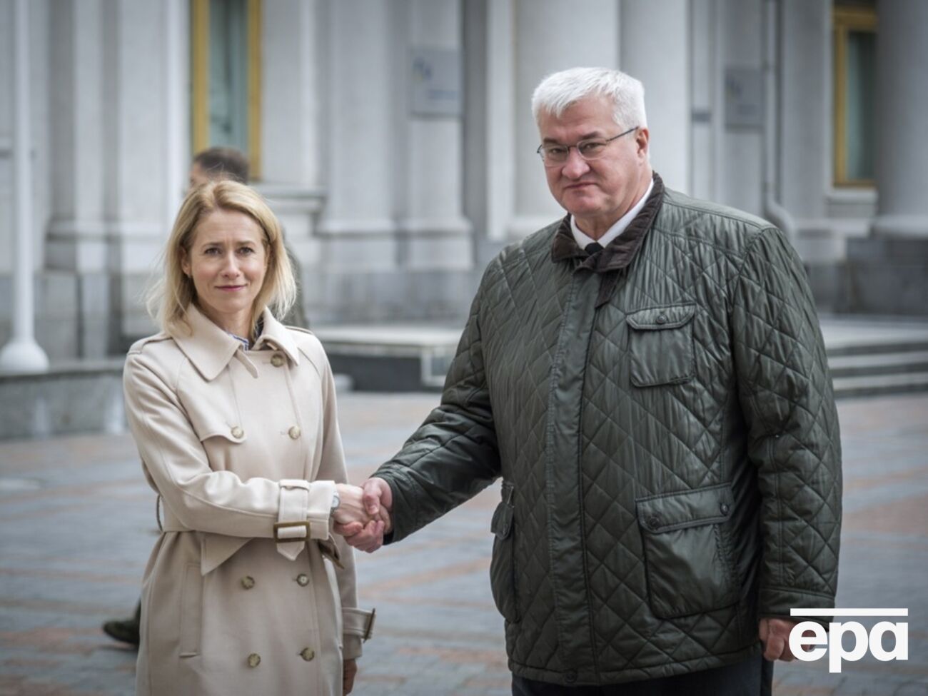 Каллас прибыла с визитом в Киев