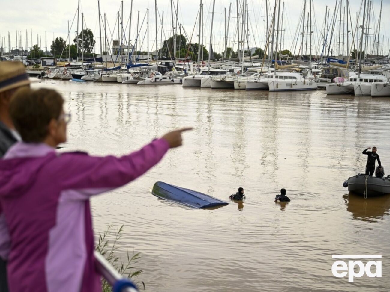 Сильные дожди вызвал шторм Alice в западной части Средиземного моря