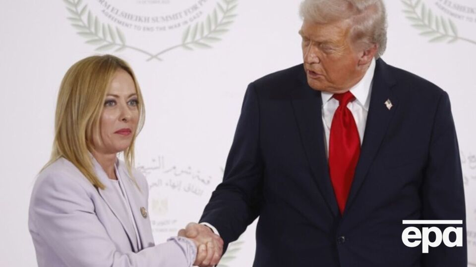 Трамп заявил, что считает Мелони красивой женщиной