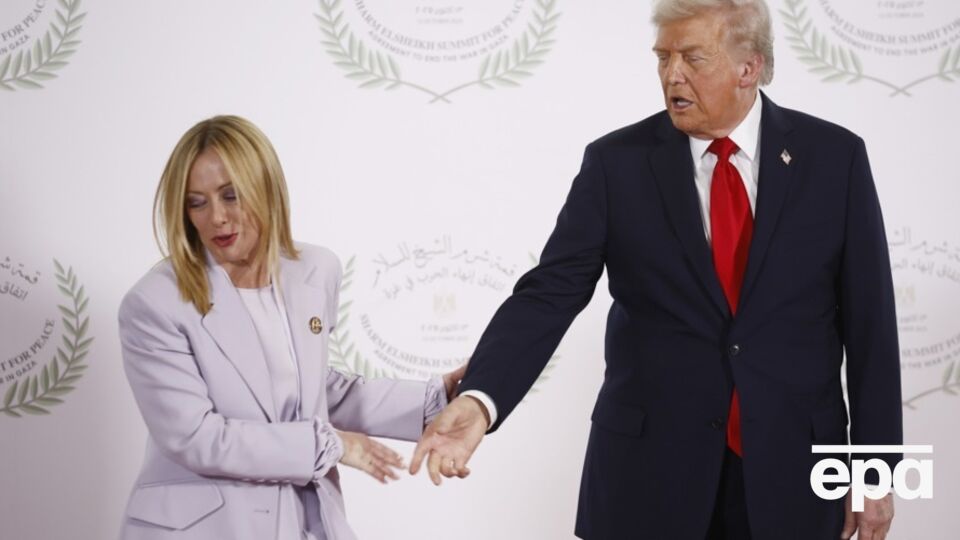 13 октября в Египте Трамп несколько раз называл Мелони красавицей