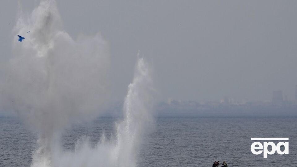 Найденную в море мину обезвредили