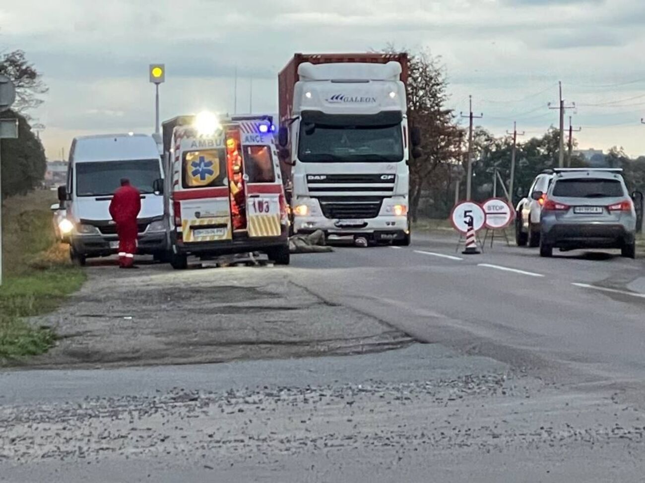 ДТП произошло в районе села Сухой Лиман