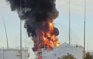 У ніч на 17 жовтня нафтобазу у Гвардійському атакували дрони