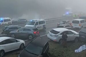 Массовое ДТП случилось утром на трассе районе Лахти