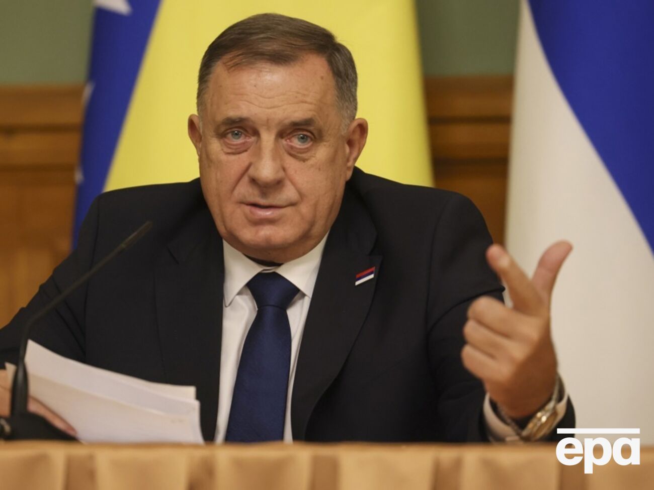 Глава Республики Сербской Додик ушел в отставку