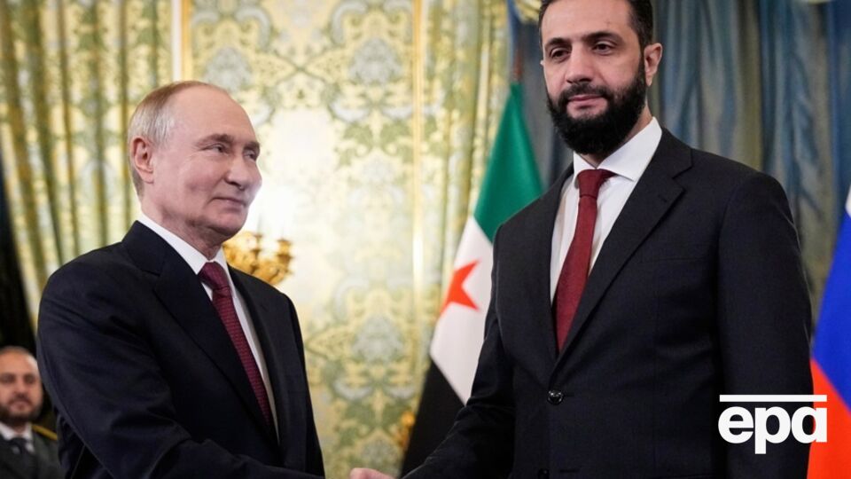 Путин и аш-Шараа встретились в Москве 15 октября