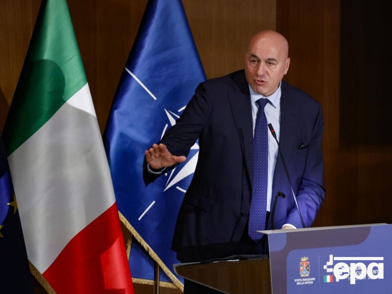 Крозетто виступив з ініціативою щодо участі Італії в PURL під час зустрічі міністрів оборони країн – членів НАТО, повідомили ЗМІ
