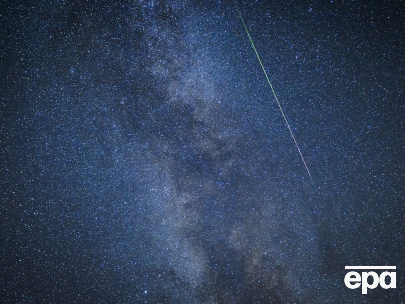 С Земли можно увидеть яркий меторитный дождь