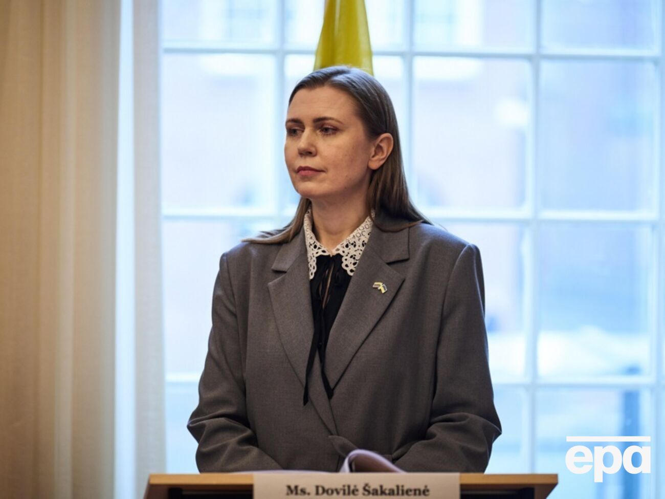 Указ президента Литви про звільнення Шакалєнє набуде чинності 23 жовтня