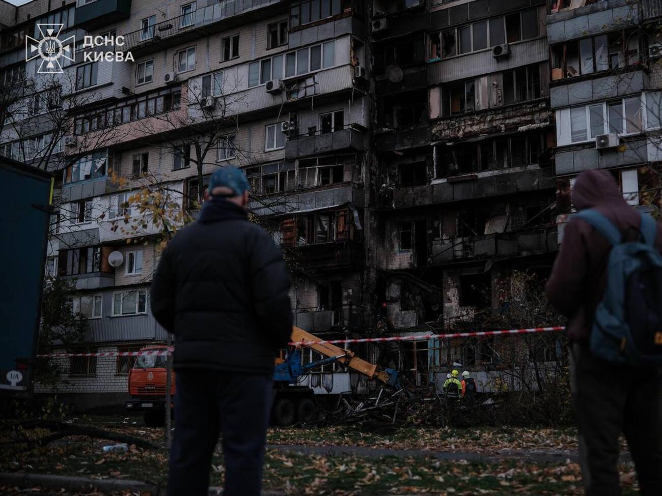 Приблизительно в 2.00 26 октября РФ атаковала Киев с применением ударных БПЛА